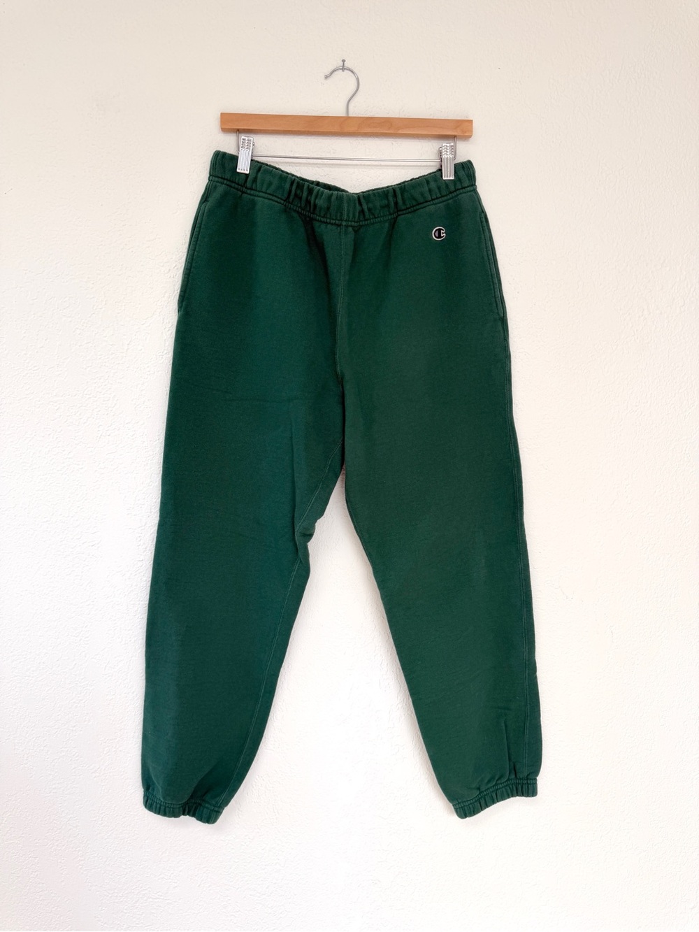 CHAMPION x TODD SNYDER limited edition sweatpants forest green joggers / size M